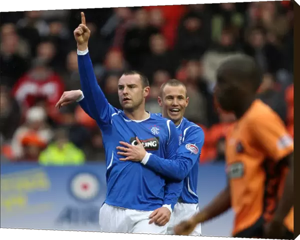 Rangers Unforgettable Comeback: Kris Boyd and Kenny Miller's Dramatic Celebration (Dundee United 2-2 Rangers)