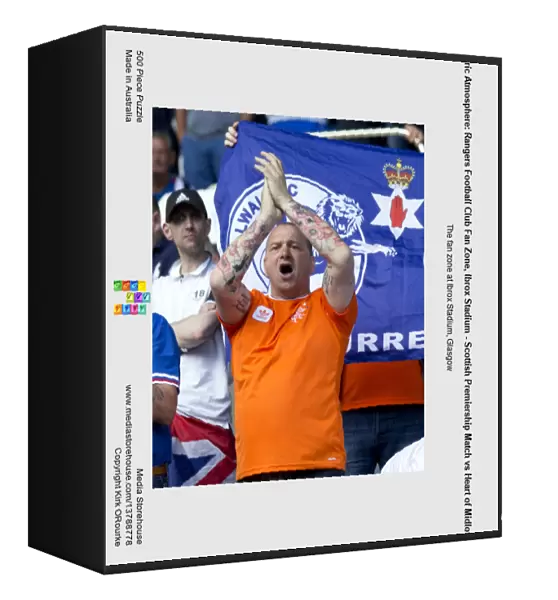 Electric Atmosphere: Rangers Football Club Fan Zone, Ibrox Stadium - Scottish Premiership Match vs Heart of Midlothian (2003 Scottish Cup Win)
