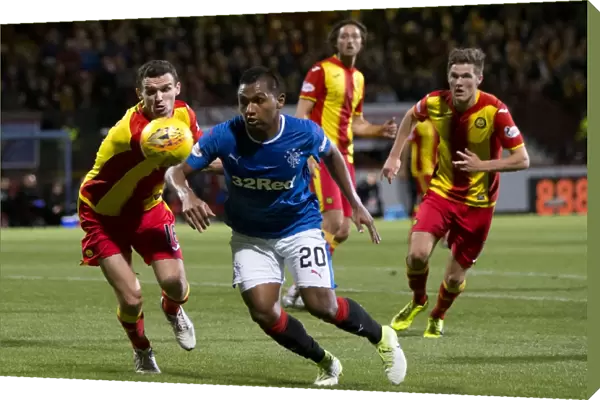 Alfredo Morelos in Command: Rangers Dominance over Partick Thistle in Betfred Cup Quarterfinal
