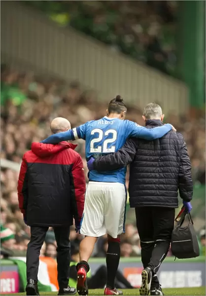 Rangers Bruno Alves Suffers Injury Exit Against Celtic Park