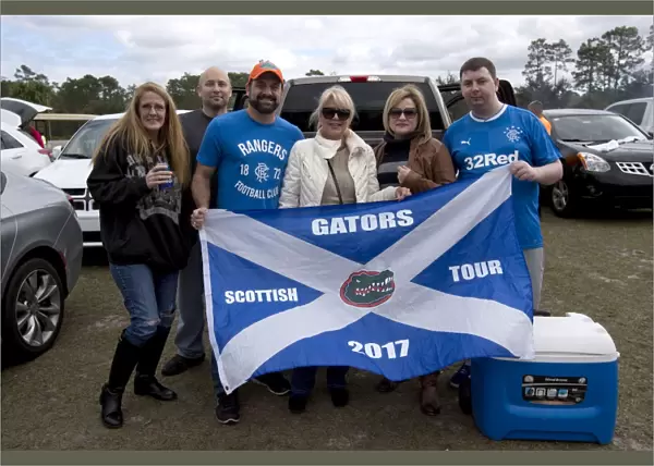 Rangers Football Club: Excited Fans Gather for Florida Cup Showdown Against Corinthians