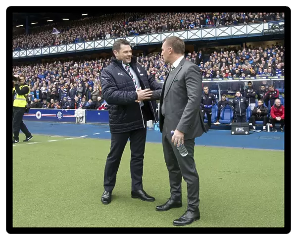Murty and Rodgers: A Moment of Sportsmanship at Ibrox - Rangers vs Celtic, Ladbrokes Premiership