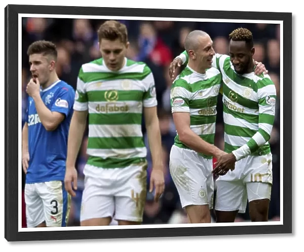 Moussa Dembele and Scott Brown: Celebrating Glory at Ibrox - Rangers vs Celtic