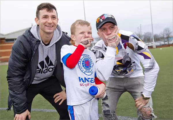 Rangers Football Club's Jason Holt and Jason Cummings Inspire Young Soccer Stars at Easter Camp, Ibrox Complex (Scottish Cup Winners 2003)