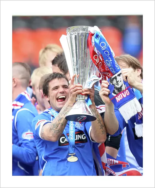Nacho Novo's Euphoric Title-Winning Moment: Rangers Clinch the Scottish Premier League Championship at Tannadice (2008-09)