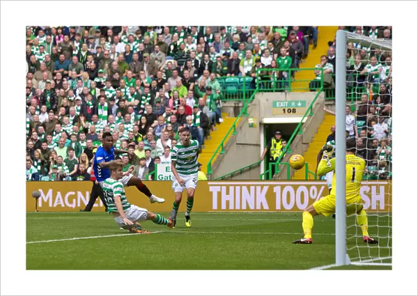 Alfredo Morelos Glorious Goal Attempt: Celtic vs Rangers, Ladbrokes Premiership, Celtic Park