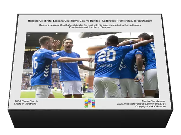Rangers Celebrate: Lassana Coulibaly's Goal vs Dundee - Ladbrokes Premiership, Ibrox Stadium
