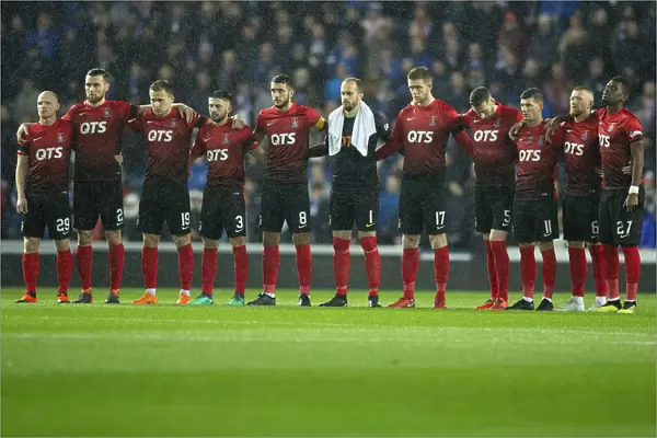 Rangers vs Kilmarnock: Minutes of Silence for Leicester City FC Helicopter Crash Victims - Ladbrokes Premiership, Ibrox Stadium