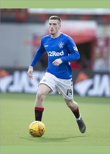 Rangers Ryan Kent in Action at Hamilton Academical's Hope Central Business District Stadium, Scottish Premiership