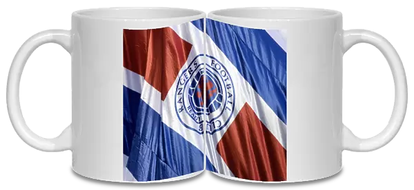 Triumphant Ibrox: Rangers 3-0 Kilmarnock - Clydesdale Bank Premier League - Waving Rangers Flags