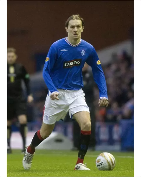 Rangers Dominance: Sasa Papac's Memorable 6-1 Thriller Against Motherwell at Ibrox Stadium (Clydesdale Bank Premier League)