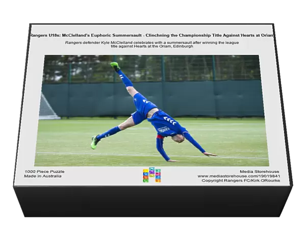Rangers U18s: McClelland's Euphoric Summersault - Clinchning the Championship Title Against Hearts at Oriam