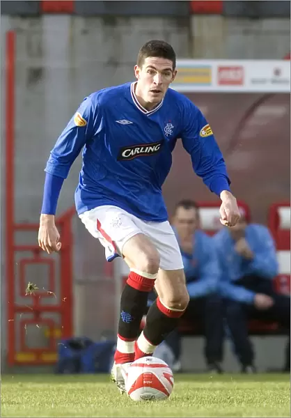 Rangers Kyle Lafferty Scores the Dramatic Winning Goal Against Hamilton in Clydesdale Bank Premier League