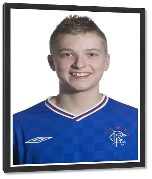 Rangers Football Club: Under 10s and Under 14s Team and Individual Portraits - Murray Park: Focus on U14s Star, Jordan O'Donnell