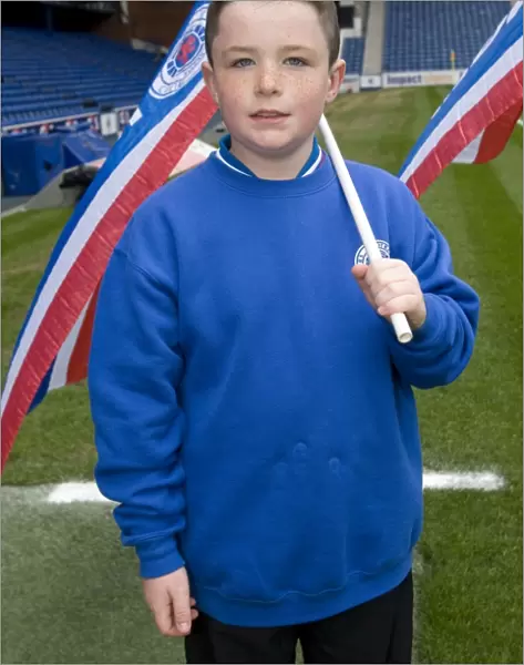 SPL Champions Rangers Football Club Honored by Kids Guard of Honor at Ibrox Stadium