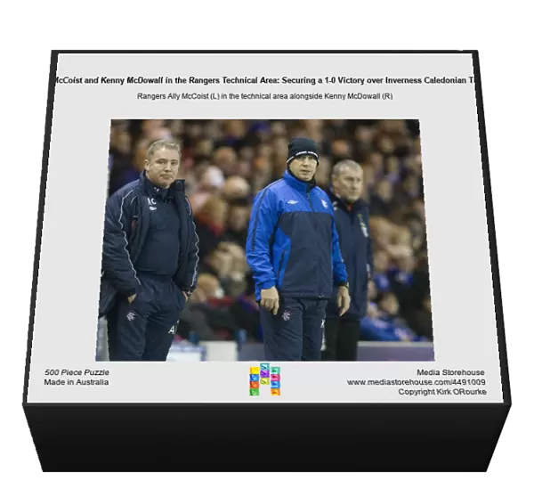 Ally McCoist and Kenny McDowall in the Rangers Technical Area: Securing a 1-0 Victory over Inverness Caledonian Thistle at Ibrox