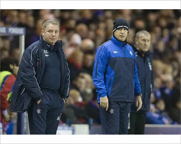 Ally McCoist and Kenny McDowall in the Rangers Technical Area: Securing a 1-0 Victory over Inverness Caledonian Thistle at Ibrox