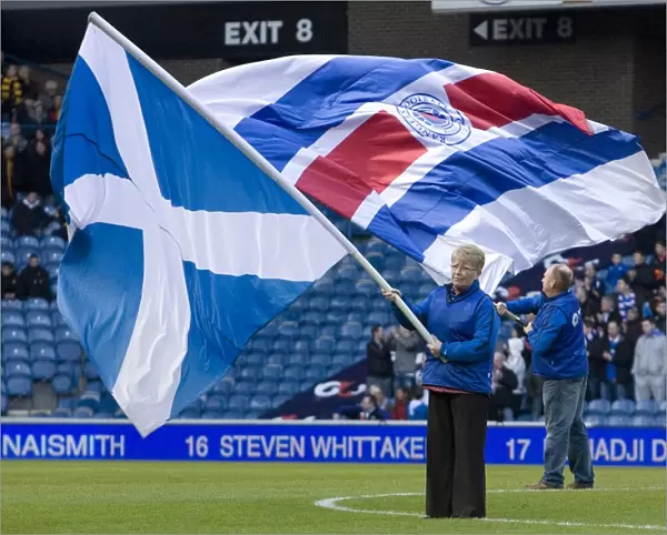 Rangers Triumphant 6-0 Victory Over Motherwell: A Flag-Waving Celebration at Ibrox Stadium