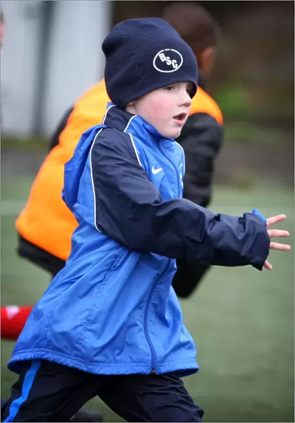 Young Rangers in Training: Easter Soccer School at Ibrox, 2011