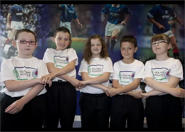 Old Firm Alliance: Children's Study Support Centre Moment at Rangers vs Celtic (0-0) Ibrox