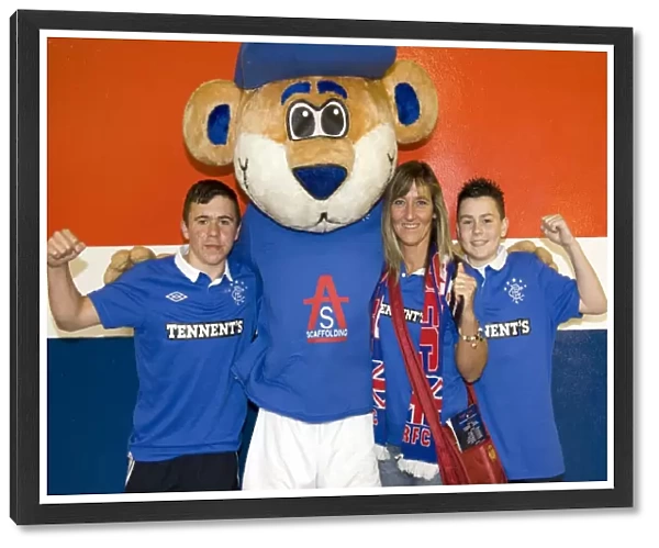 Family Fun at Ibrox: Rangers 4-0 Victory over Hearts (Clydesdale Bank Scottish Premier League) - Broomloan Stand