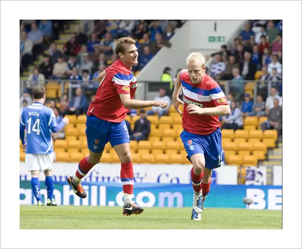 Rangers Steven Naismith: Celebrating Glory with a 2-0 Win Over St. Johnstone