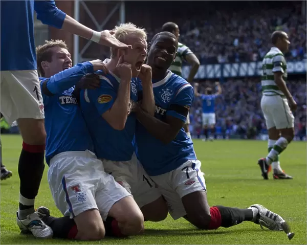 Rangers Triumph: Naismith, Davis, and Edu in Glory: 4-2 Victory over Celtic