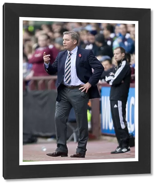 Ally McCoist's Rangers Secure 2-0 Victory Over Heart of Midlothian at Tynecastle Stadium (Scottish Premier League)
