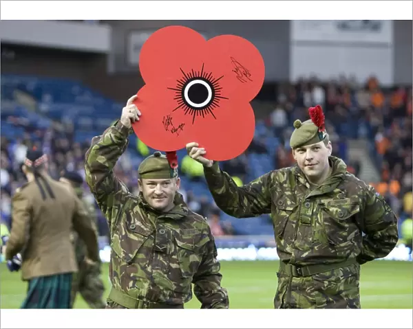 Rangers Football Club: Honoring Heroes - A Remembrance Day Tribute at Ibrox Stadium (3-1 Victory over Dundee United)
