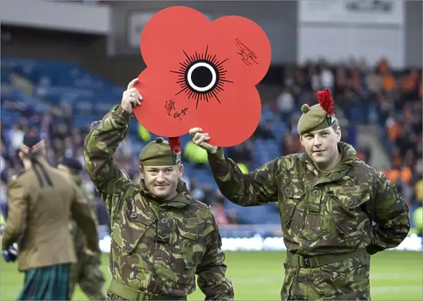 Rangers Football Club: Honoring Heroes - A Remembrance Day Tribute at Ibrox Stadium (3-1 Victory over Dundee United)