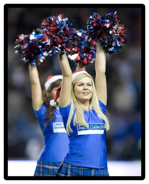 Rangers Thrilling 2-1 Victory over Inverness Caley Thistle: The Cheerleaders Triumphant Celebration (Rangers vs Inverness CT)