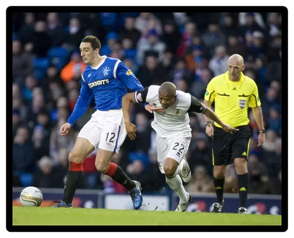 Dramatic Showdown: Lee Wallace vs Kenny Gillet at Ibrox Stadium - Rangers Narrow 2-1 Victory over Inverness Caley Thistle