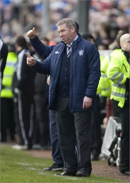 Ally McCoist Motivates Rangers Players to a 4-0 Scottish Cup Victory Over Arbroath