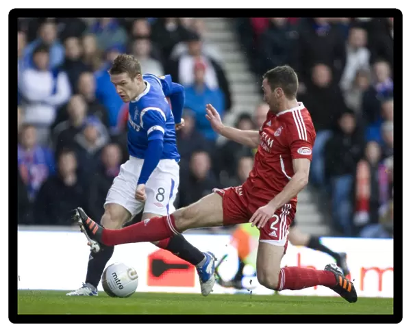 Clash of Captains: Steven Davis vs Rory McArdle - A Draw at Ibrox Stadium, Scottish Premier League (1-1)