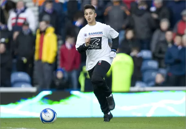 Young Rangers Soccer Stars Shine at Ibrox: A 0-1 Loss to Kilmarnock Amidst Half-Time Training