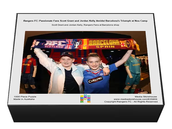 Rangers FC: Passionate Fans Scott Grant and Jordan Kelly Amidst Barcelona's Triumph at Nou Camp