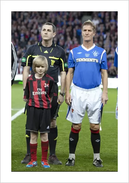 Rangers FC: Gough's Glorious 1-0 Victory Against AC Milan Mascots - Rangers Legends vs. AC Milan Glorie at Ibrox Stadium
