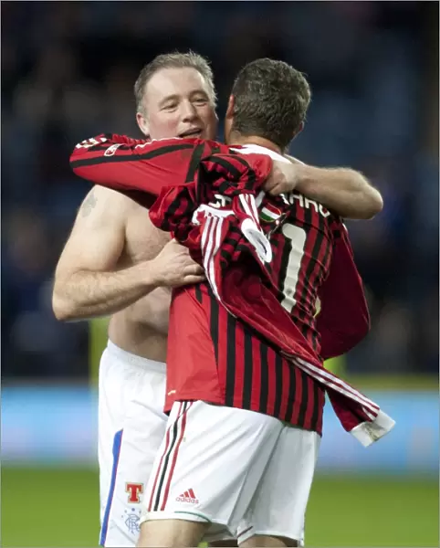Ally McCoist Welcomes AC Milan Legend Jean Pierre Papin: A Historic 1-0 Rangers Victory