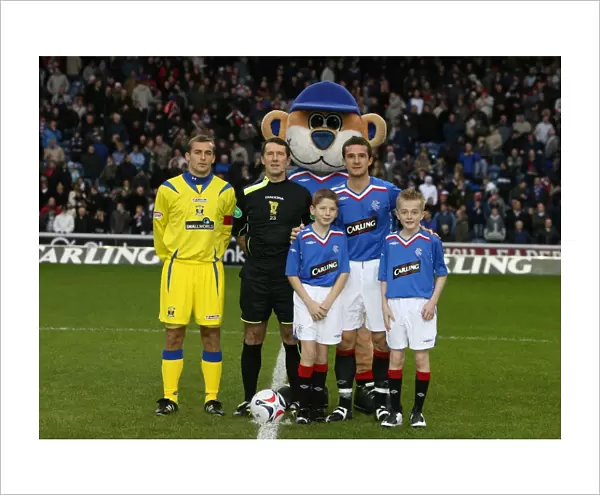 Triumphant Rangers Mascot Celebrates at Ibrox: Rangers 2-0 Kilmarnock, Clydesdale Bank Premier League