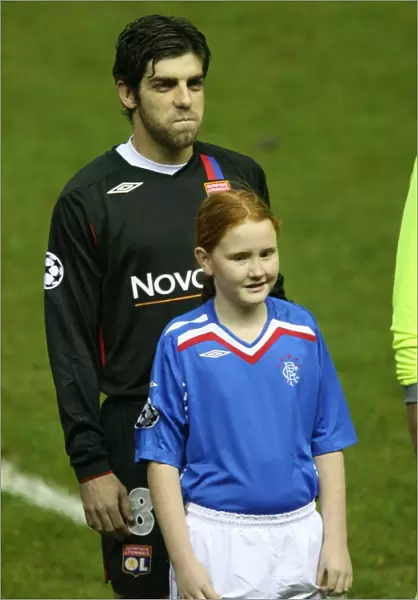 Rangers FC's Disappointed Ibrox Mascot Amidst 0-3 Defeat to Olympique Lyonnais (Champions League, Group E)