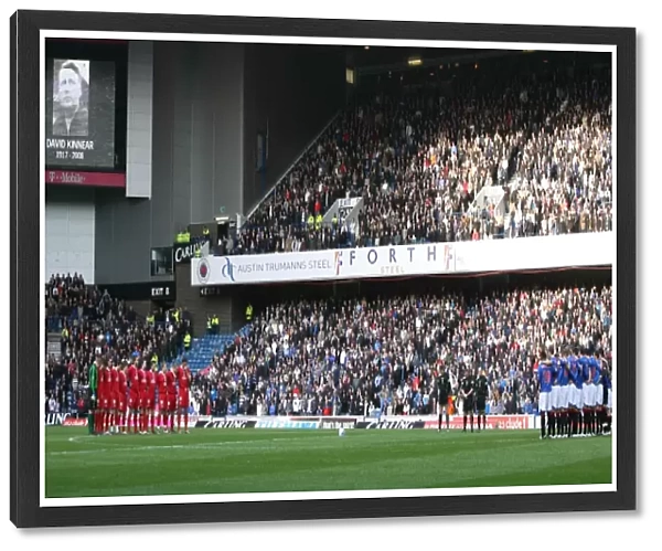 Silent Tribute: Rangers 2-0 Falkirk in Honor of Davie Kinnear (Clydesdale Bank Premier League)
