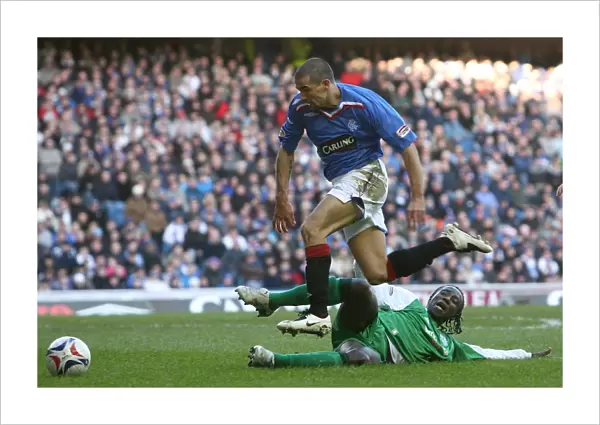 Nacho Novo vs. Thierry Gathuessi: A Football Rivalry - Rangers vs. Hibernian in the Scottish Cup Fifth Round Replay at Ibrox (1-0)