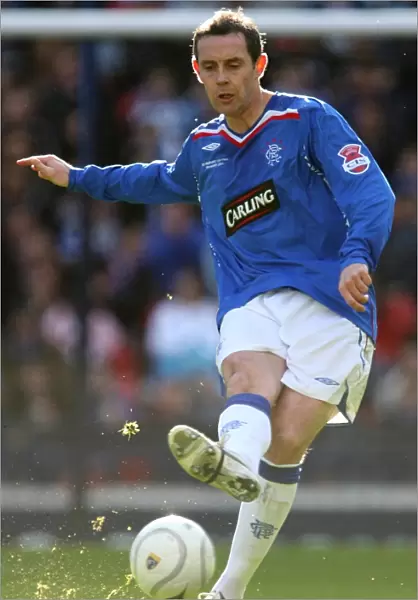 Rangers FC: David Weir Celebrates CIS Insurance Cup Victory over Dundee United (2008)