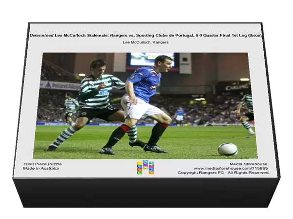 Determined Lee McCulloch Stalemate: Rangers vs. Sporting Clube de Portugal, 0-0 Quarter-Final 1st Leg (Ibrox)