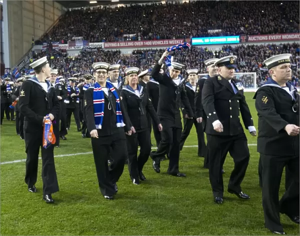 400 Military Personnel Honour Rangers Football Club at Ibrox Stadium - Remembrance Day Tribute (Rangers 2-0 Peterhead)