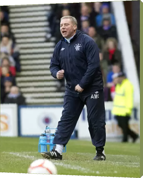 Rangers: McCoist and Team Push Towards Victory - 2-0 Lead Over Stirling Albion at Ibrox Stadium