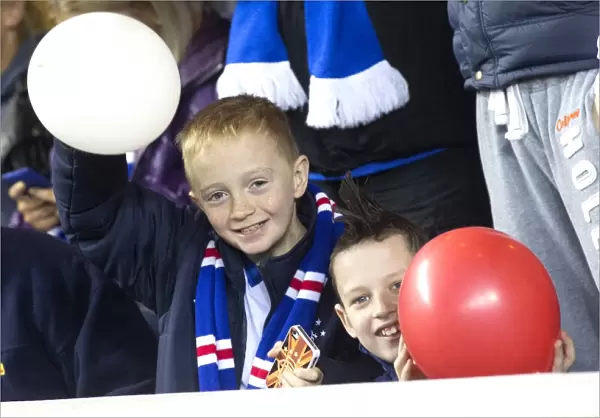 Thrilling Draw at Ibrox: A Passionate Soccer Showdown - Rangers Fans Roar for Their Team (1-1 vs Elgin City)