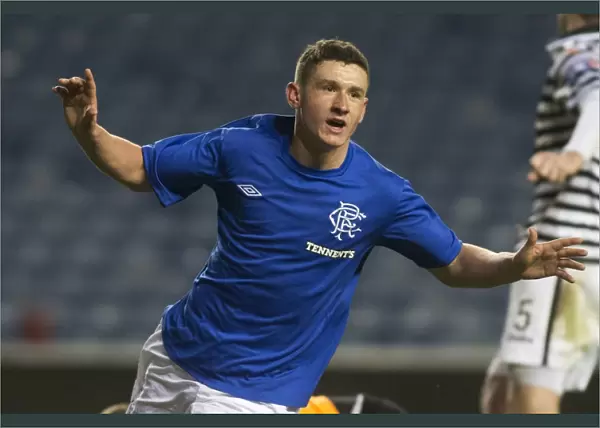 Fraser Aird's Strike: Rangers Reserves Lead 2-0 Against Queens Park Reserves at Ibrox Stadium