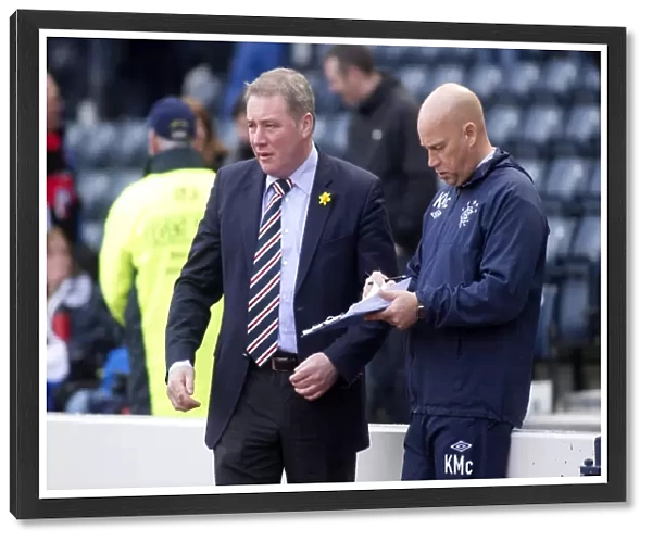 Ally McCoist and Kenny McDowall: Leading Rangers to Glory in the Scottish Third Division (4-1) - Queens Park vs. Rangers at Hampden Stadium