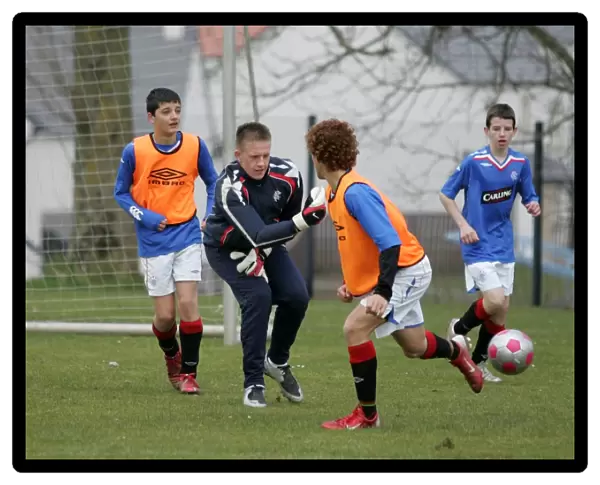 Rangers FC: Training with Grant Adam and Kids at Inverclyde Sports Centre, Largs - Soccer Camp Experience